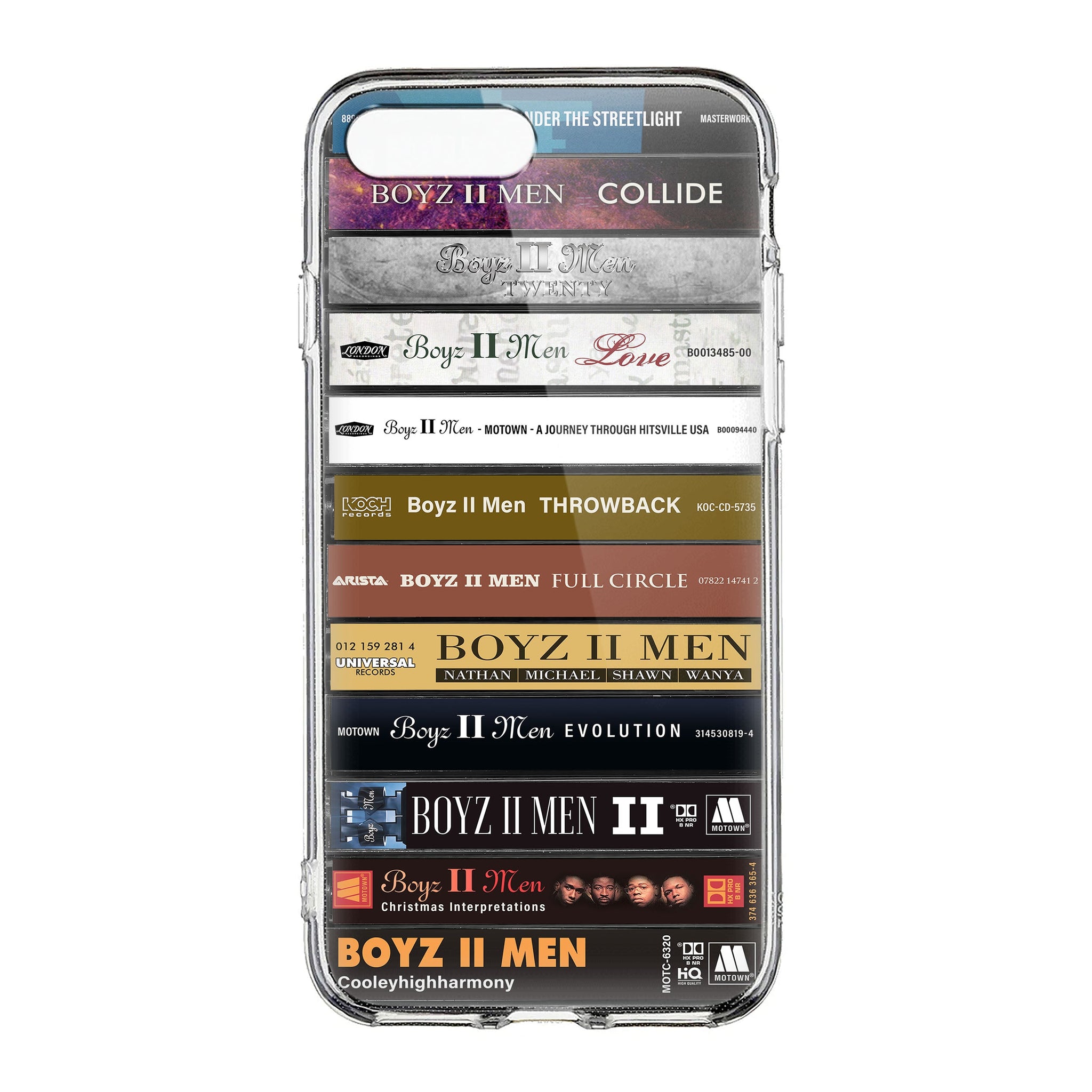 Boyz II Men Albums Cassette Collection Retro Phone Case
