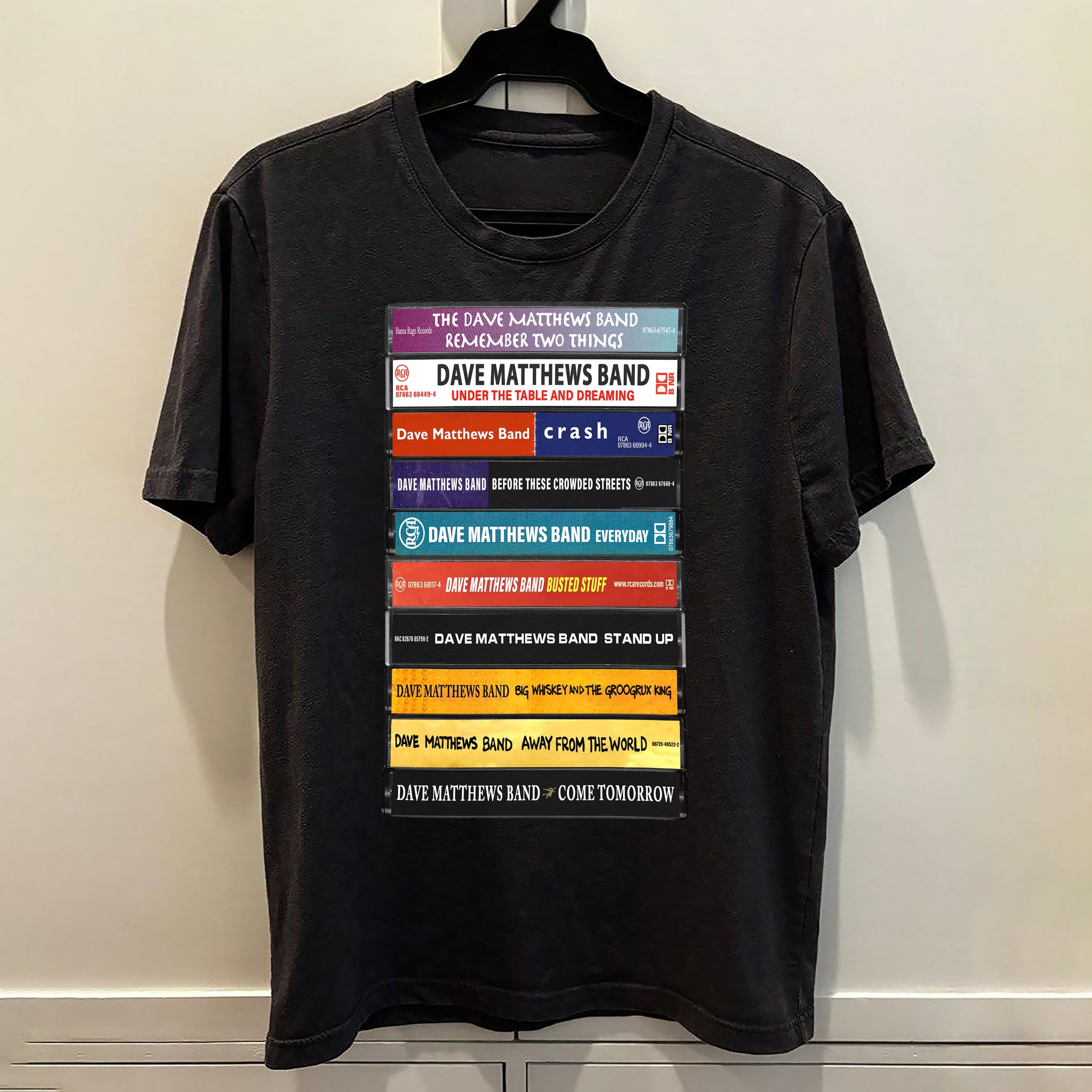 Dave Matthews Albums Cassette Retro Collection Premium Unisex T-Shirt
