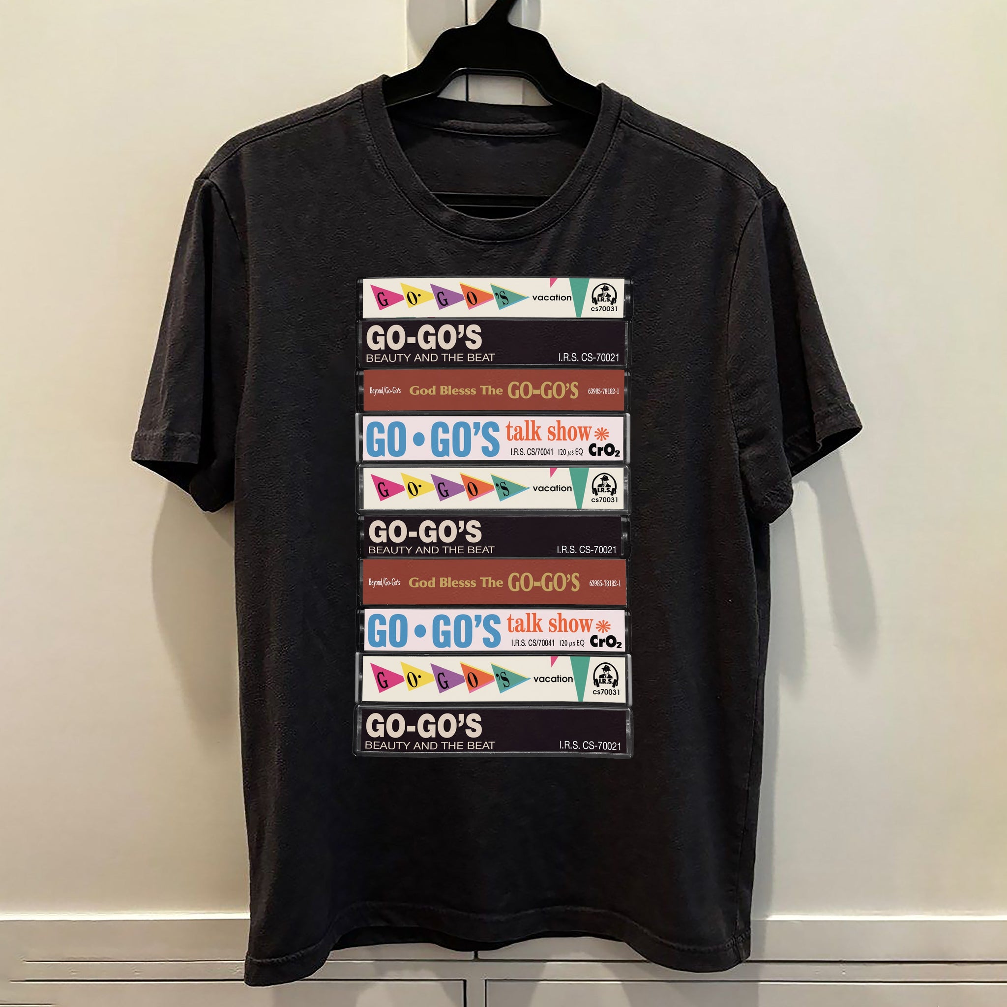 Go-Go's Albums Cassette Retro Collection Premium Unisex T-Shirt