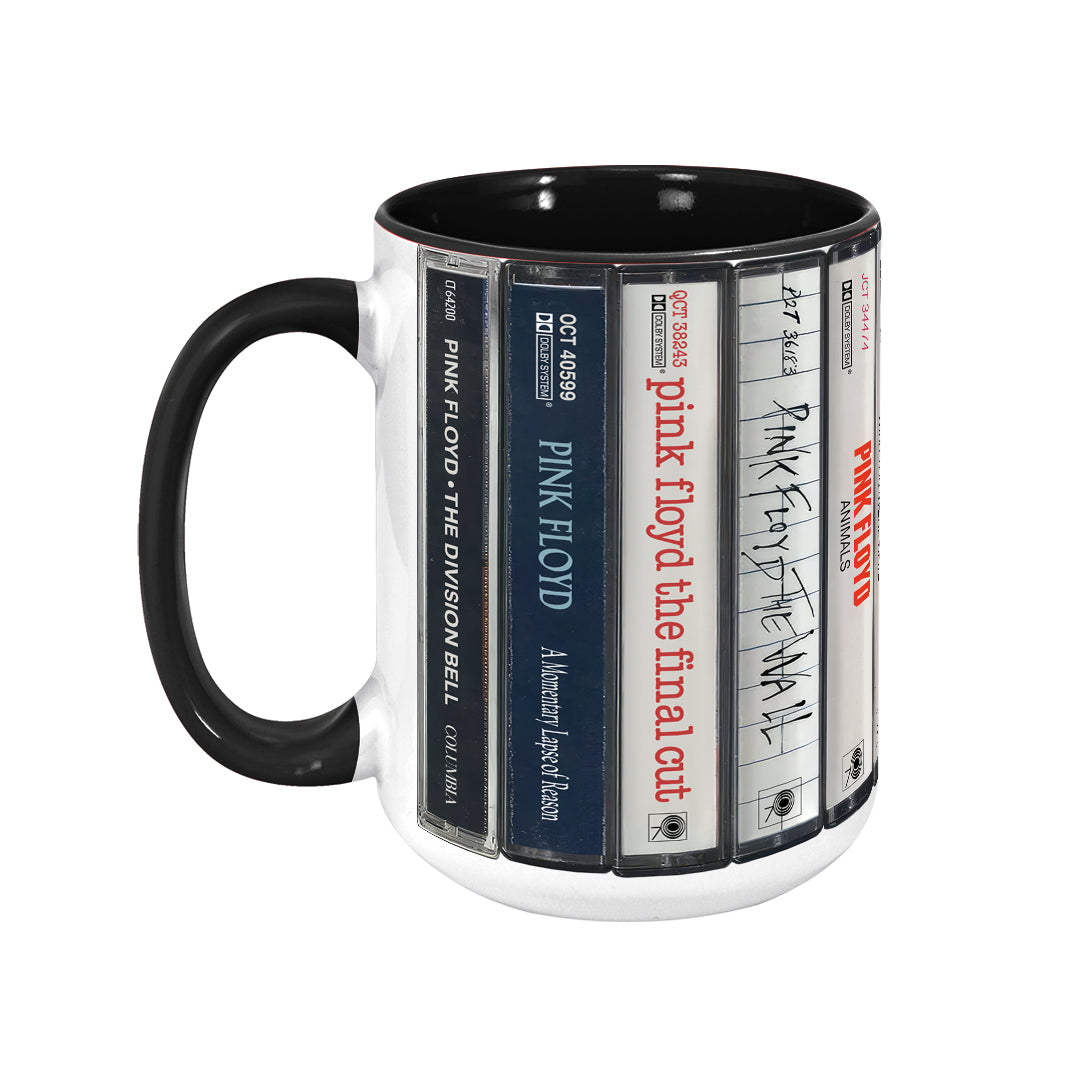 Pink Floyd Albums Cassette Retro Collection Accent Mug