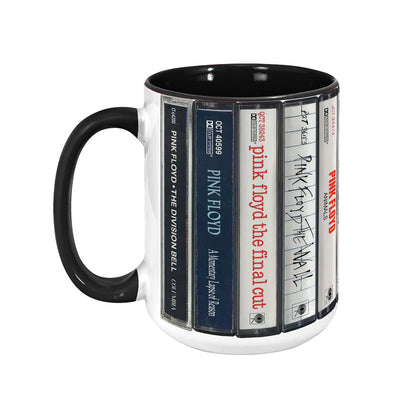 Pink Floyd Albums Cassette Retro Collection Accent Mug
