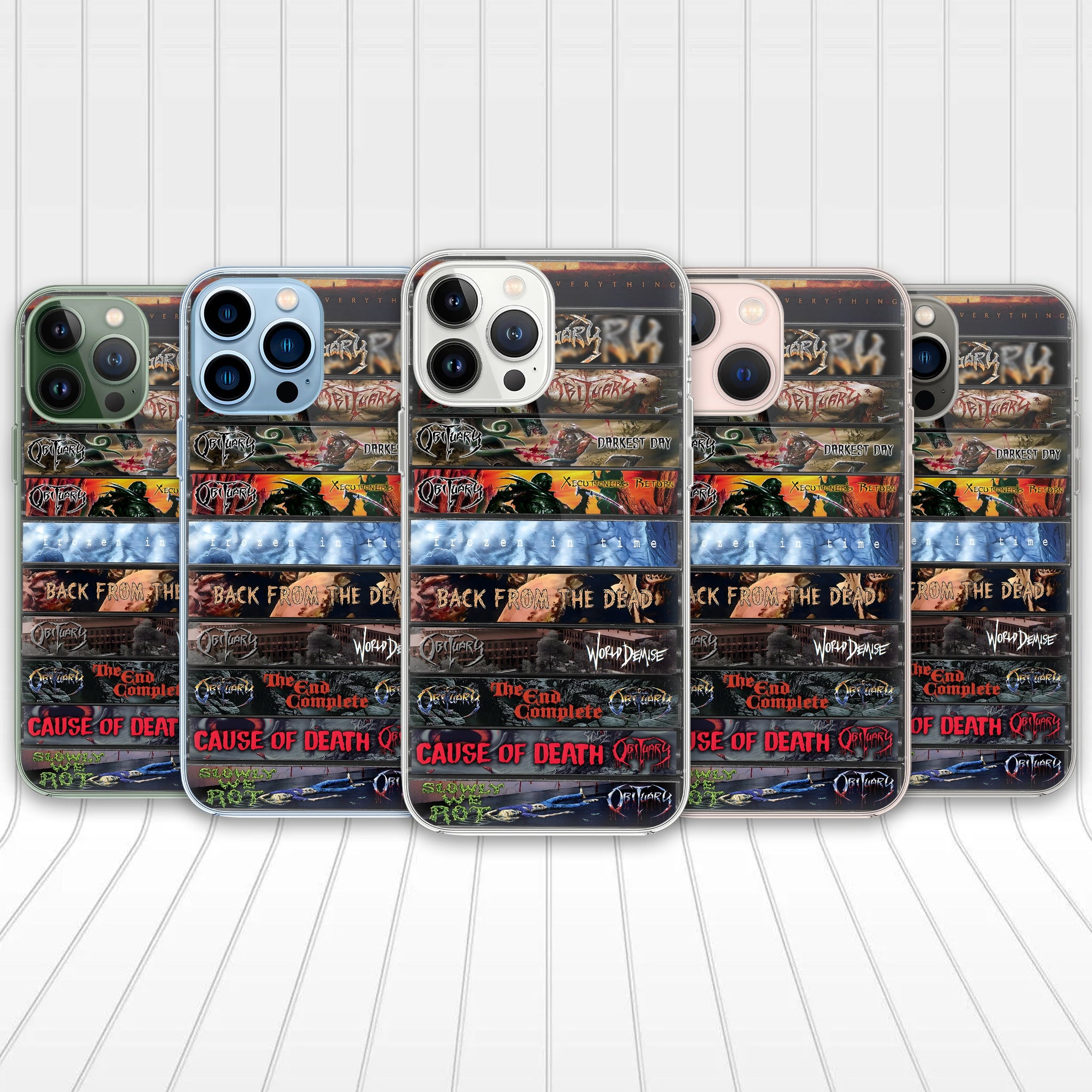 Obituary Albums Cassette Collection Retro Phone Case