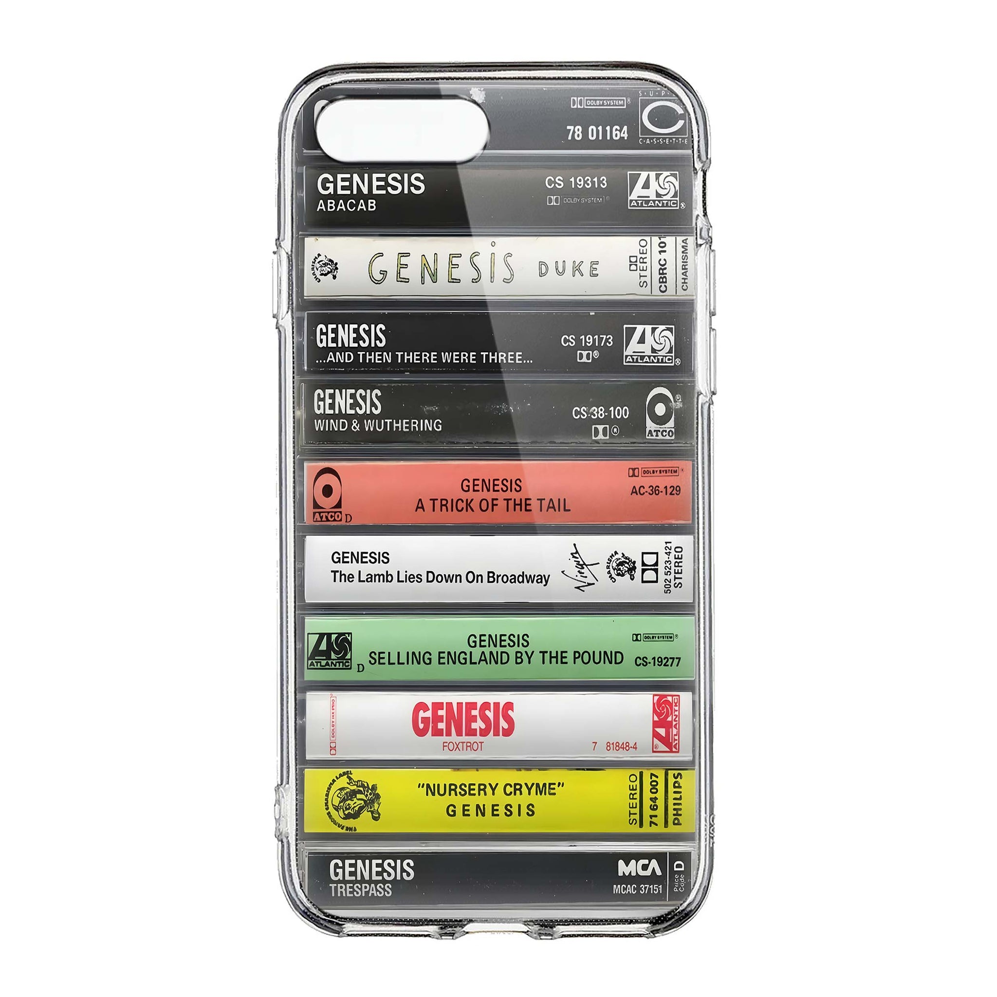 Genesis Albums Cassette Collection Retro Phone Case