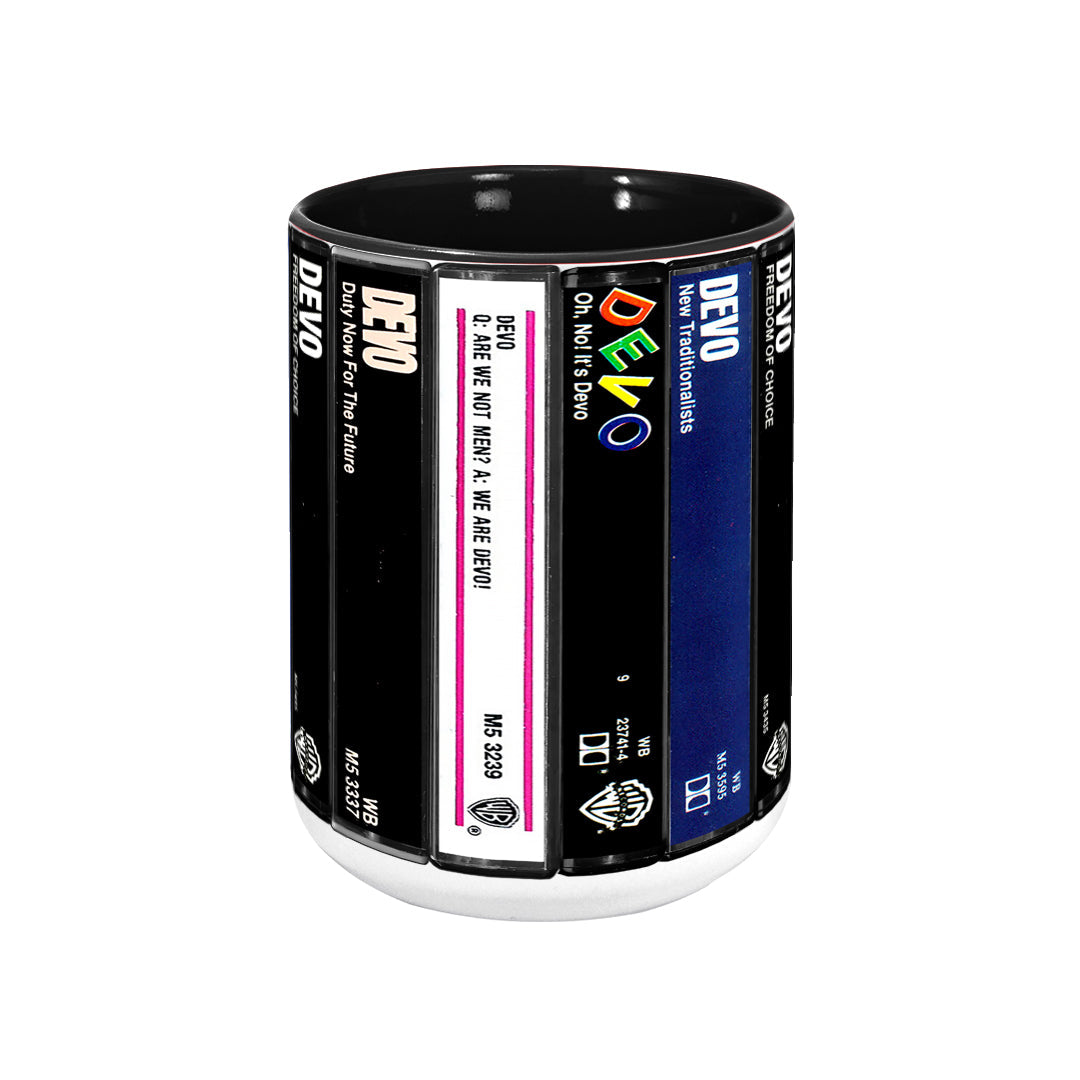 Devo Albums Cassette Retro Collection Accent Mug