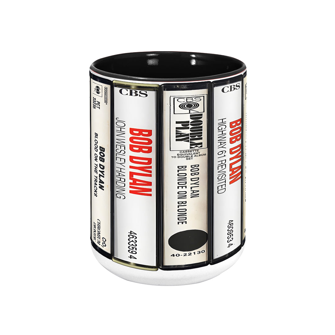 Bob Dylan Cassette Retro Collection Accent Mug