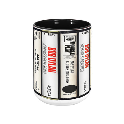 Bob Dylan Cassette Retro Collection Accent Mug