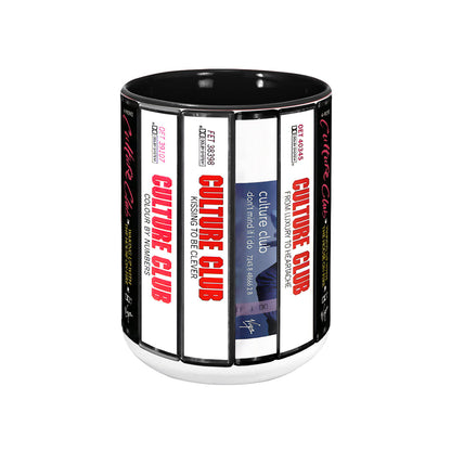 Culture Club Albums Cassette Collection Retro Accent Edge-to-Edge Printed Mug