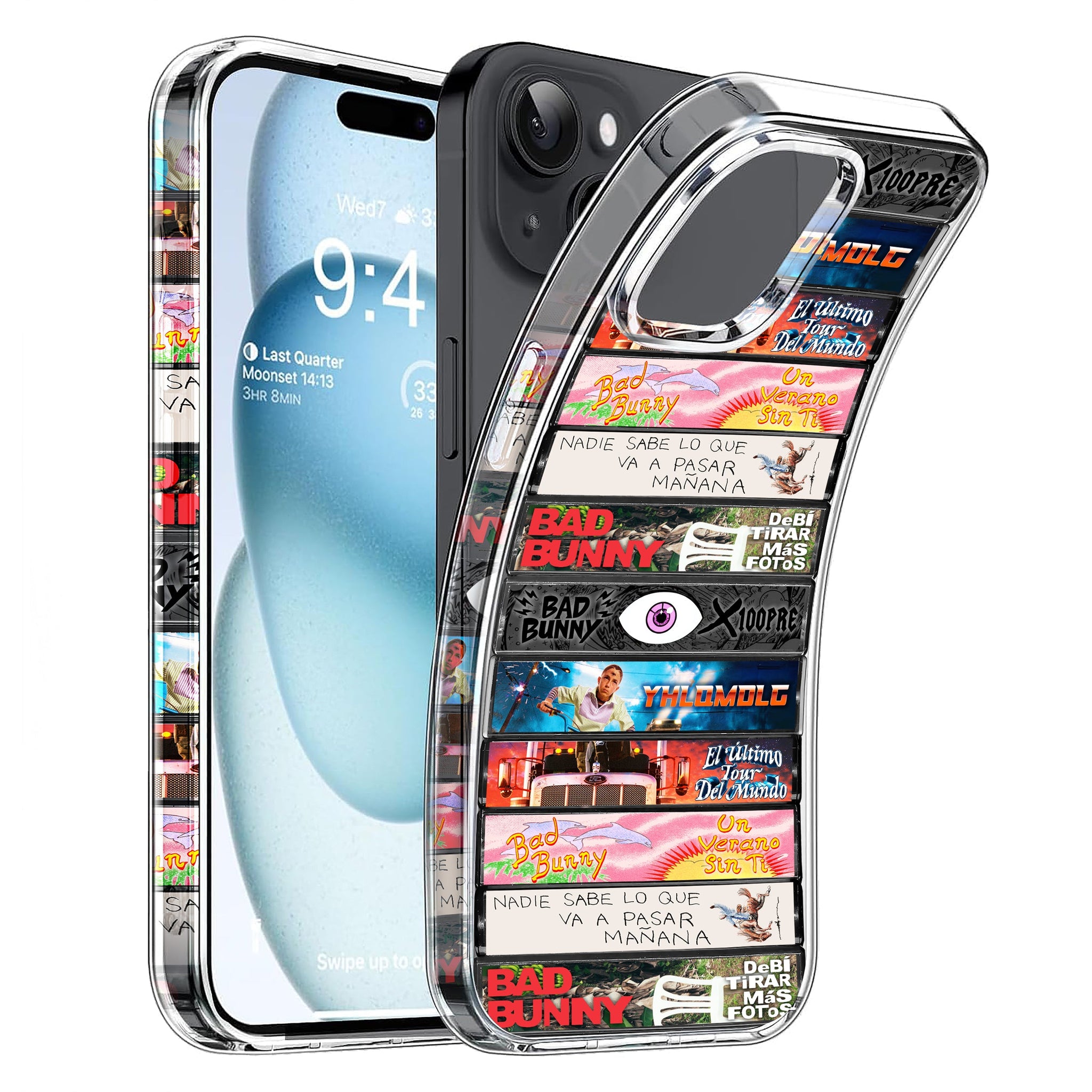 Bad Bunny Albums Cassette Collection Retro Phone Case