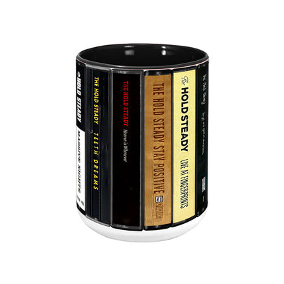 The Hold Steady Albums Cassette Collection Retro Accent Mug