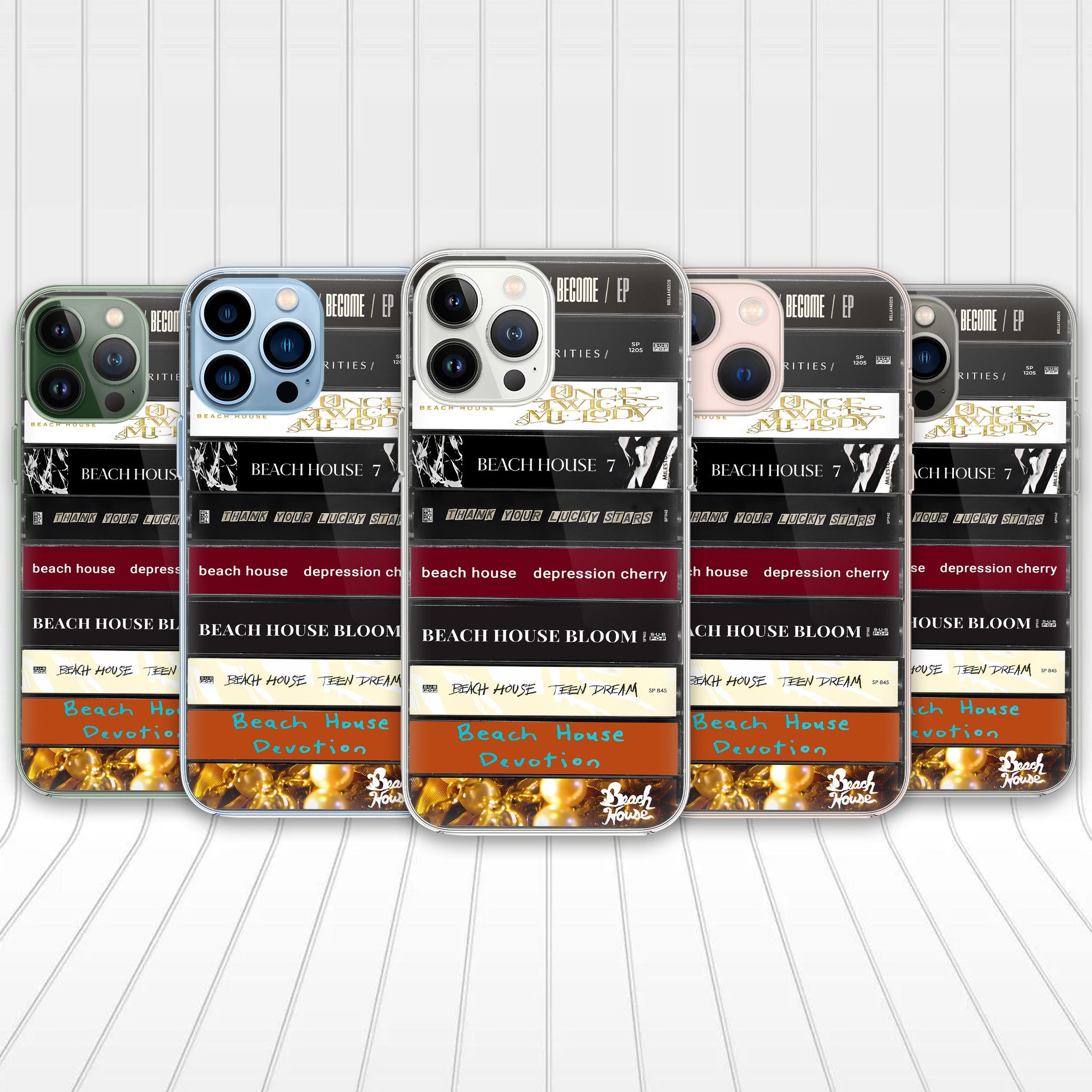 Beach House Albums Cassette Collection Retro Phone Case