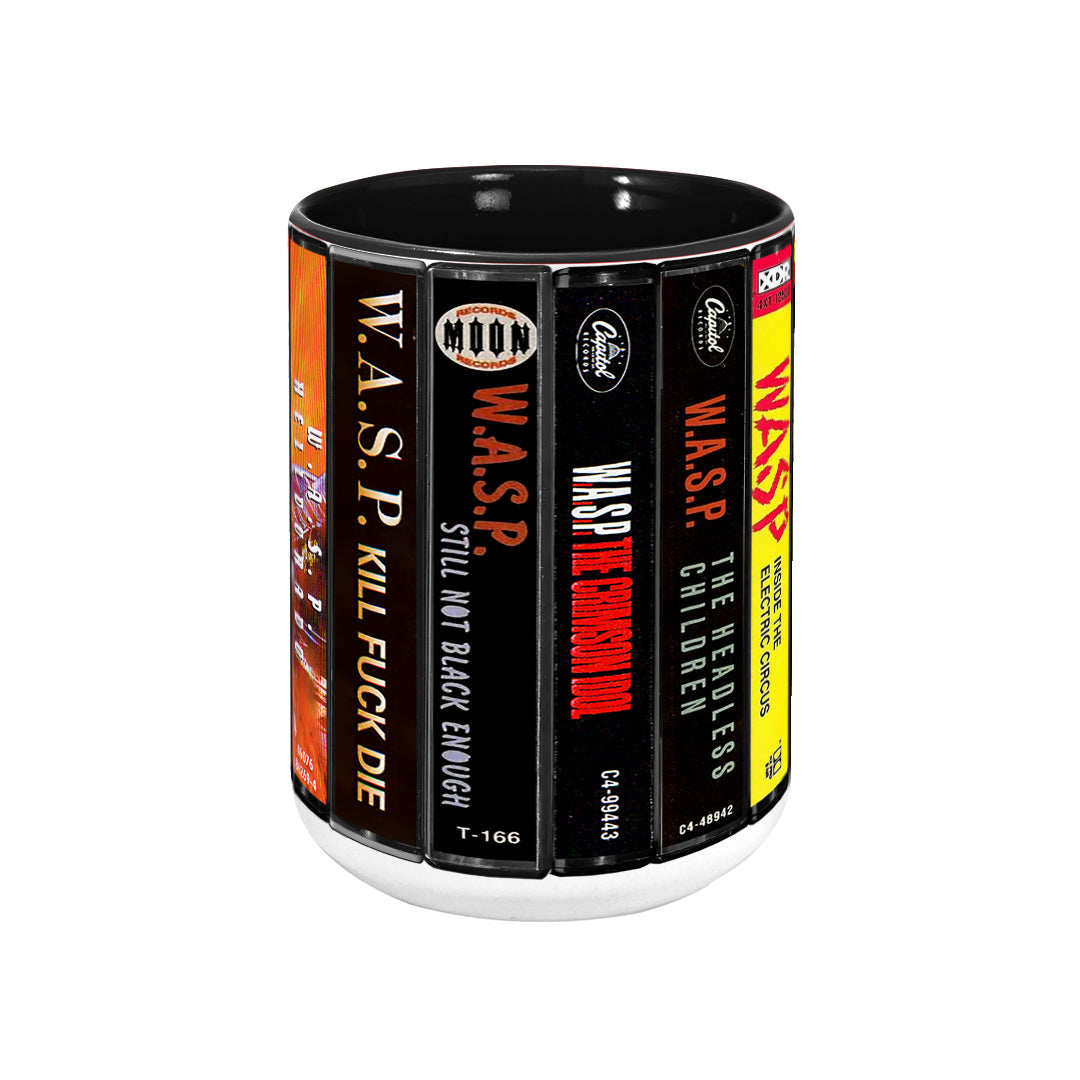 W.A.S.P Albums Cassette Retro Collection Accent Mug