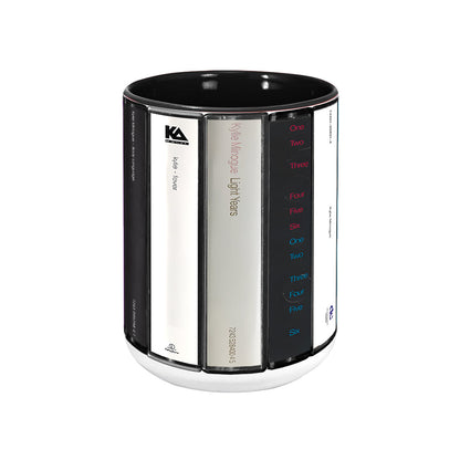 Kylie Minogue Albums Cassette Retro Collection Accent Mug