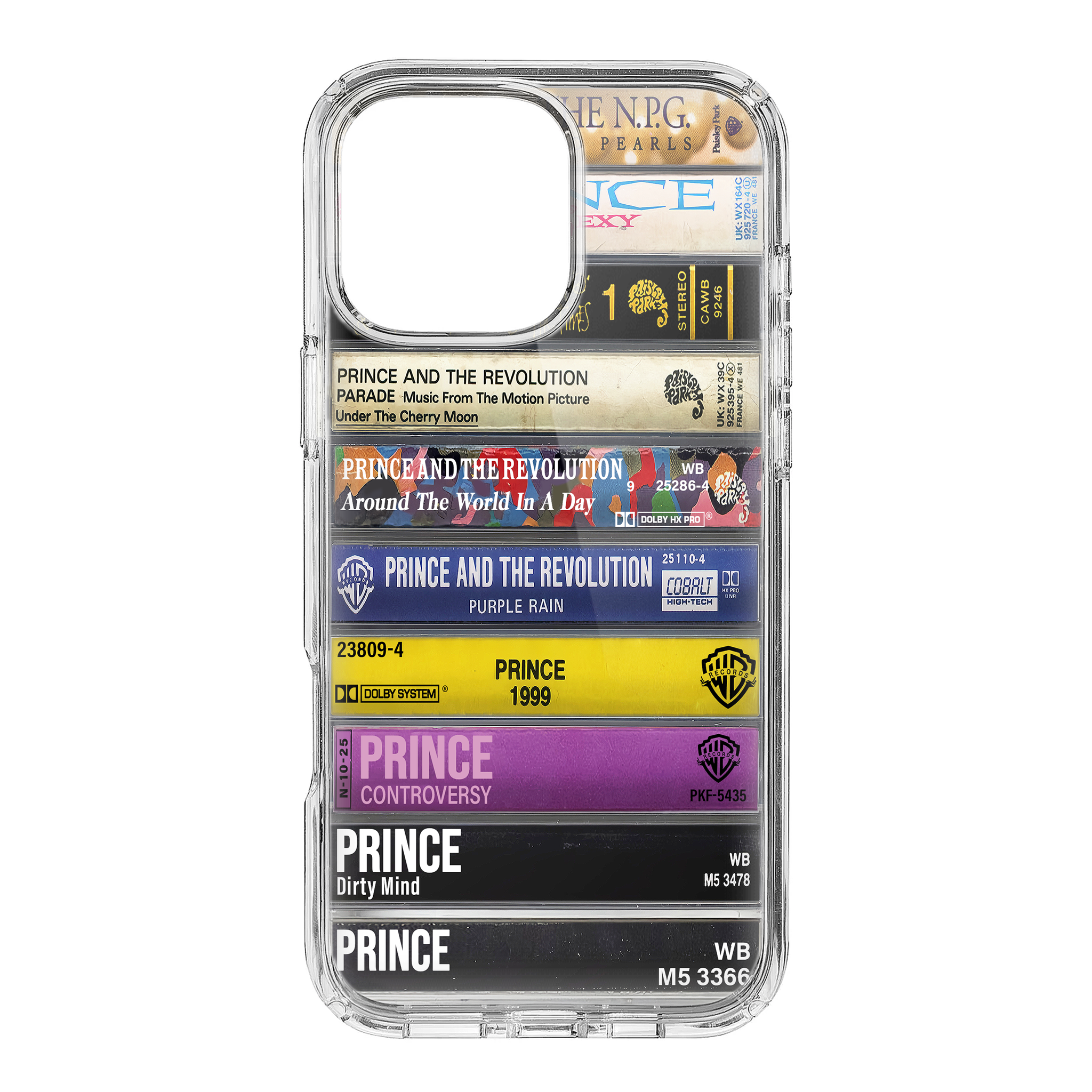 Prince Albums Cassette Collection Retro MagSafe Phone Case