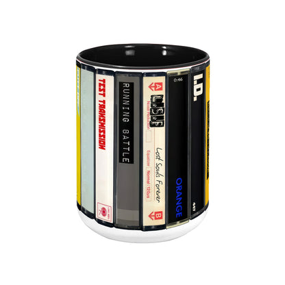 Kaskabian Albums Cassette Retro Collection Accent Mug