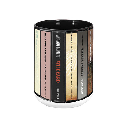 Miranda Lambert Albums Cassette Collection Retro Accent Edge-to-Edge Printed Mug