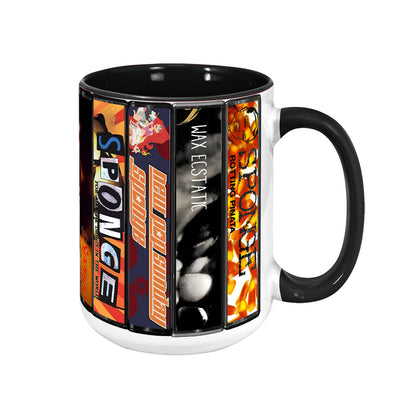 Sponge Albums Cassette Collection Retro Accent Mug