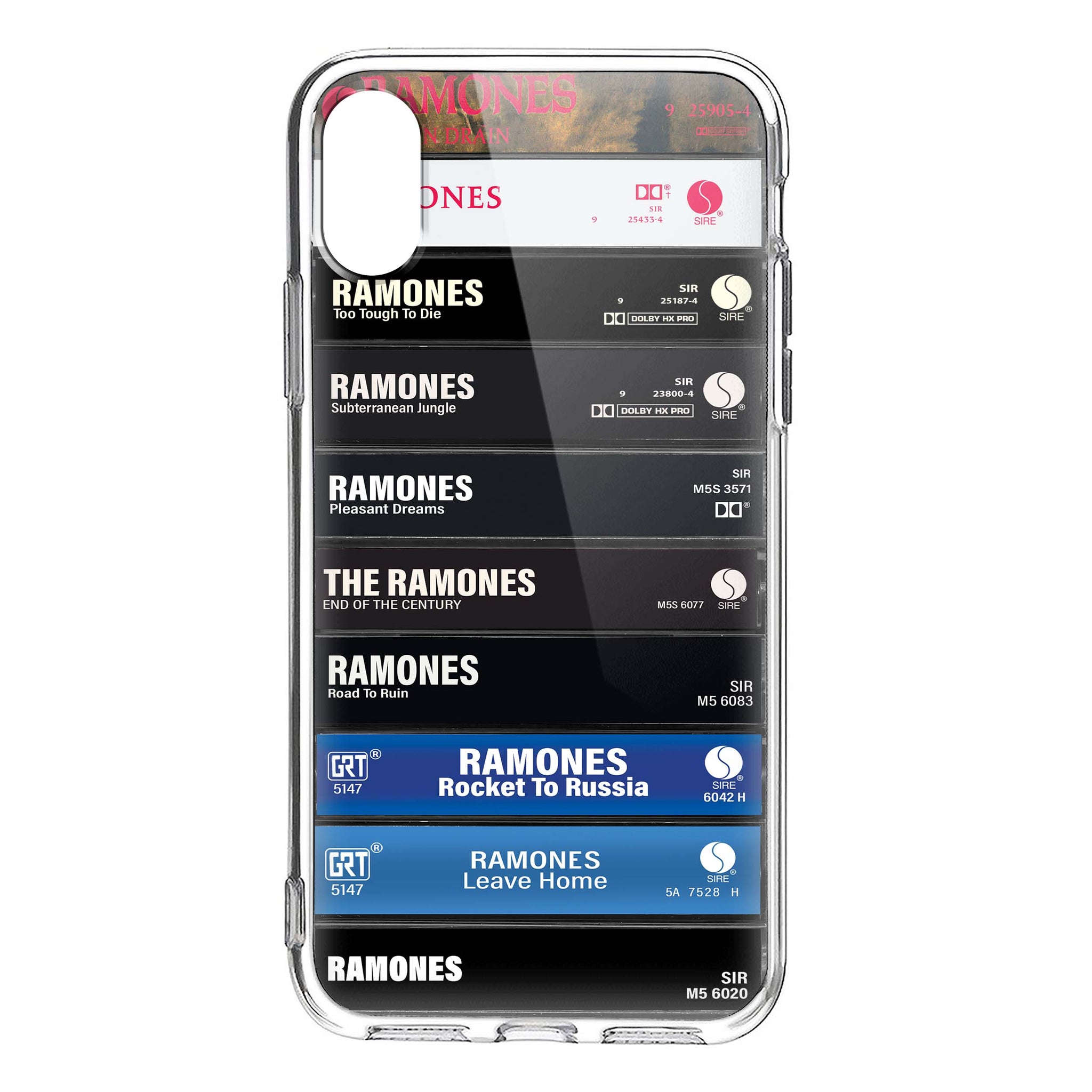 Ramones Albums Cassette Collection Retro Phone Case