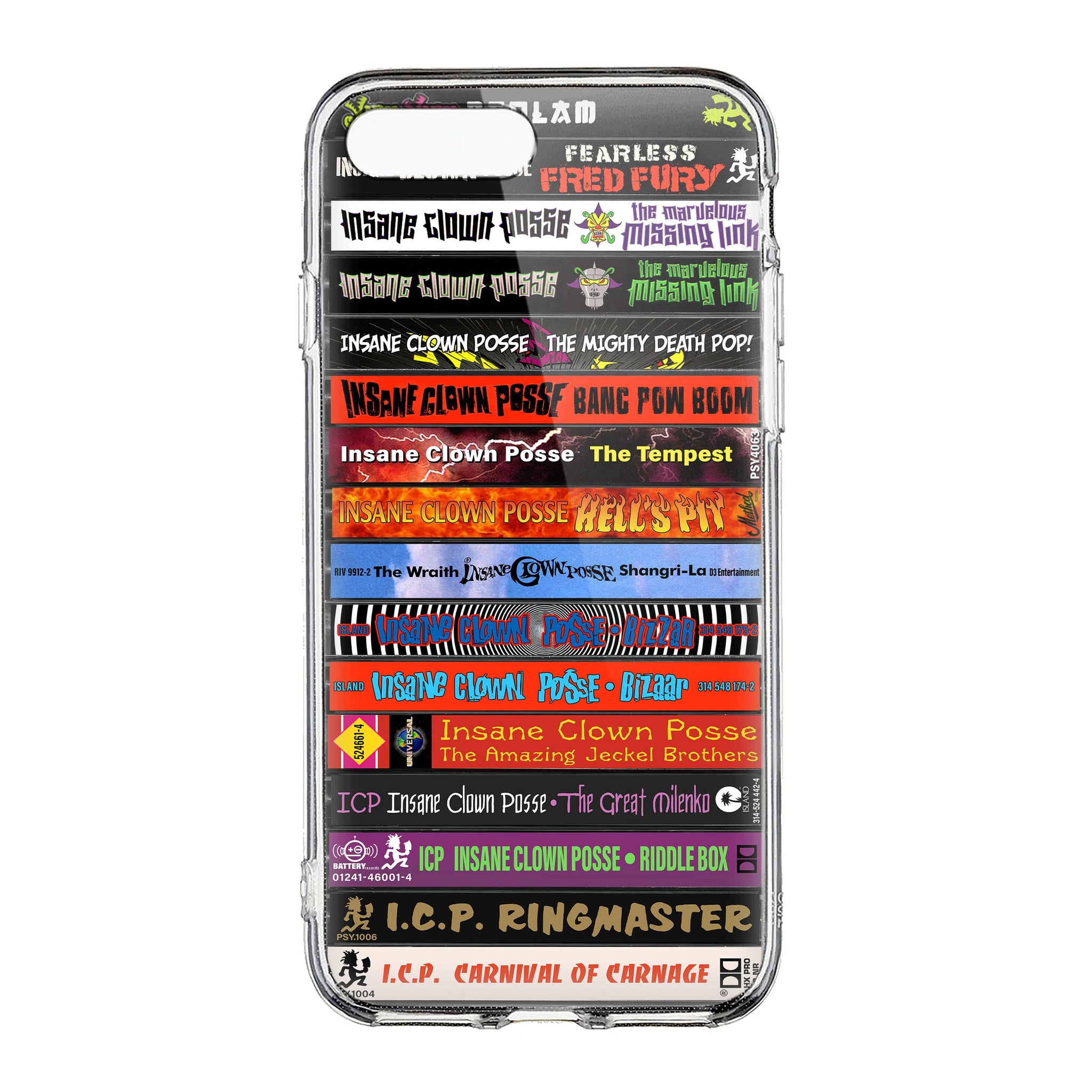 Insane Clown Posse Albums Cassette Collection Retro Phone Case