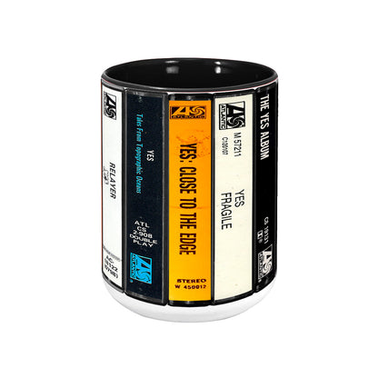YES Albums Retro Cassette Collection Accent Mug