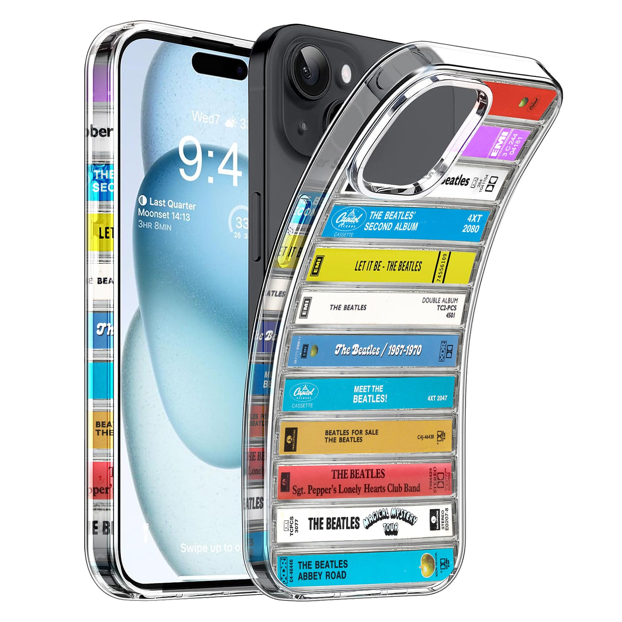 The Beatles Albums Cassette Collection Retro MagSafe Phone Case