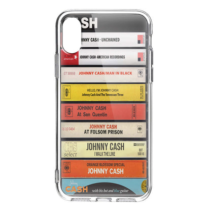 Johnny Cash Albums Cassette Collection Retro MagSafe Phone Case