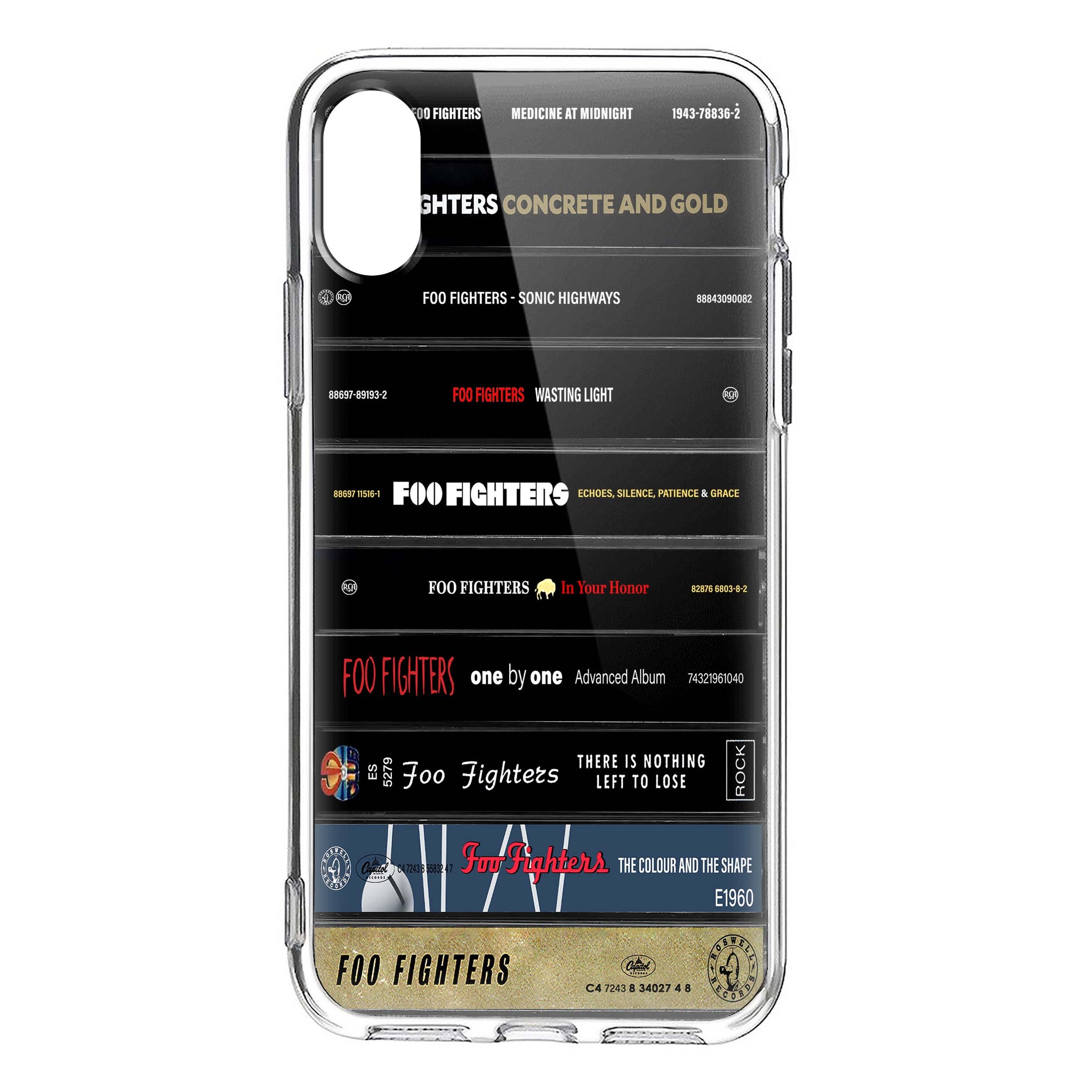 Foo Fighters Albums Cassette Collection Retro Phone Case