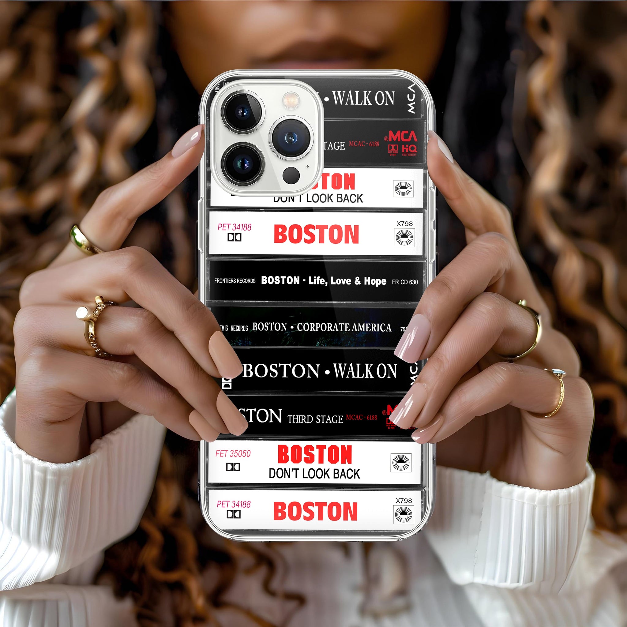 Boston Albums Cassette Collection Retro Phone Case