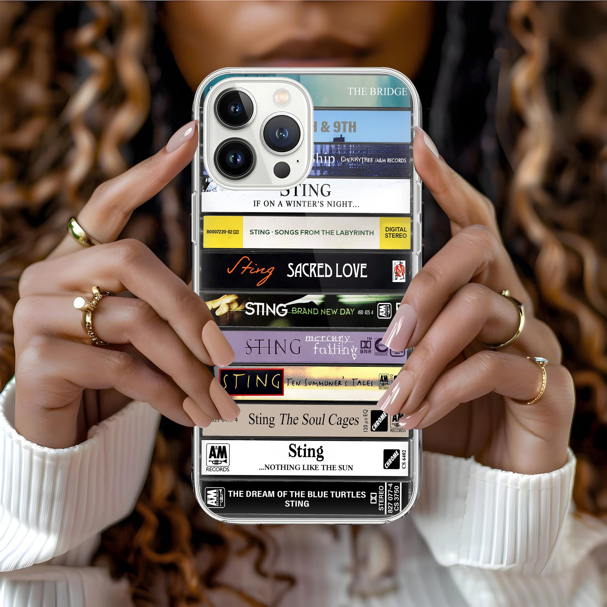 Sting Albums Cassette Collection Retro Phone Case