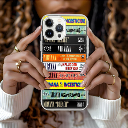 Nirvana Albums Cassette Collection Retro Phone Case