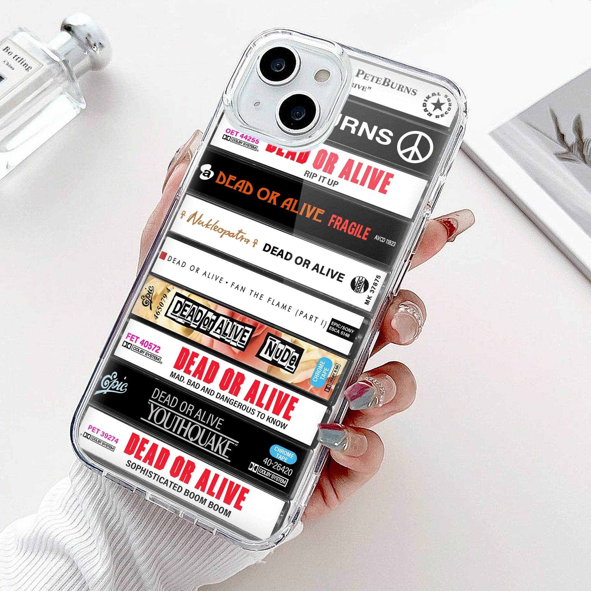 Dead or Alive Albums Cassette Collection Retro Phone Case