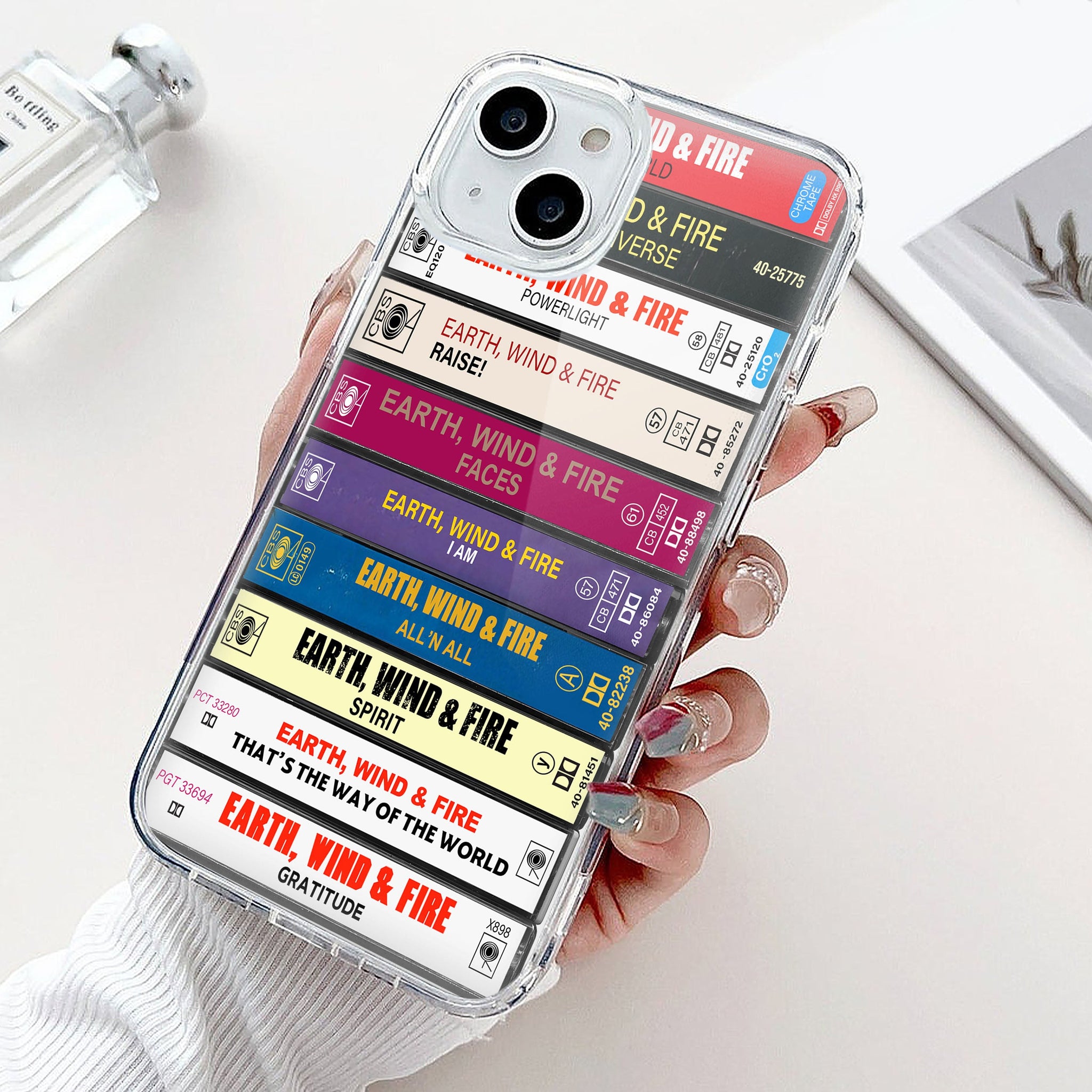 Earth, Wind and Fire Albums Cassette Collection Retro Phone Case