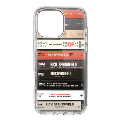 Rick Springfield Albums Cassette Collection Retro Phone Case