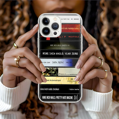 Nine Inch Nails Albums Cassette Collection Retro Phone Case