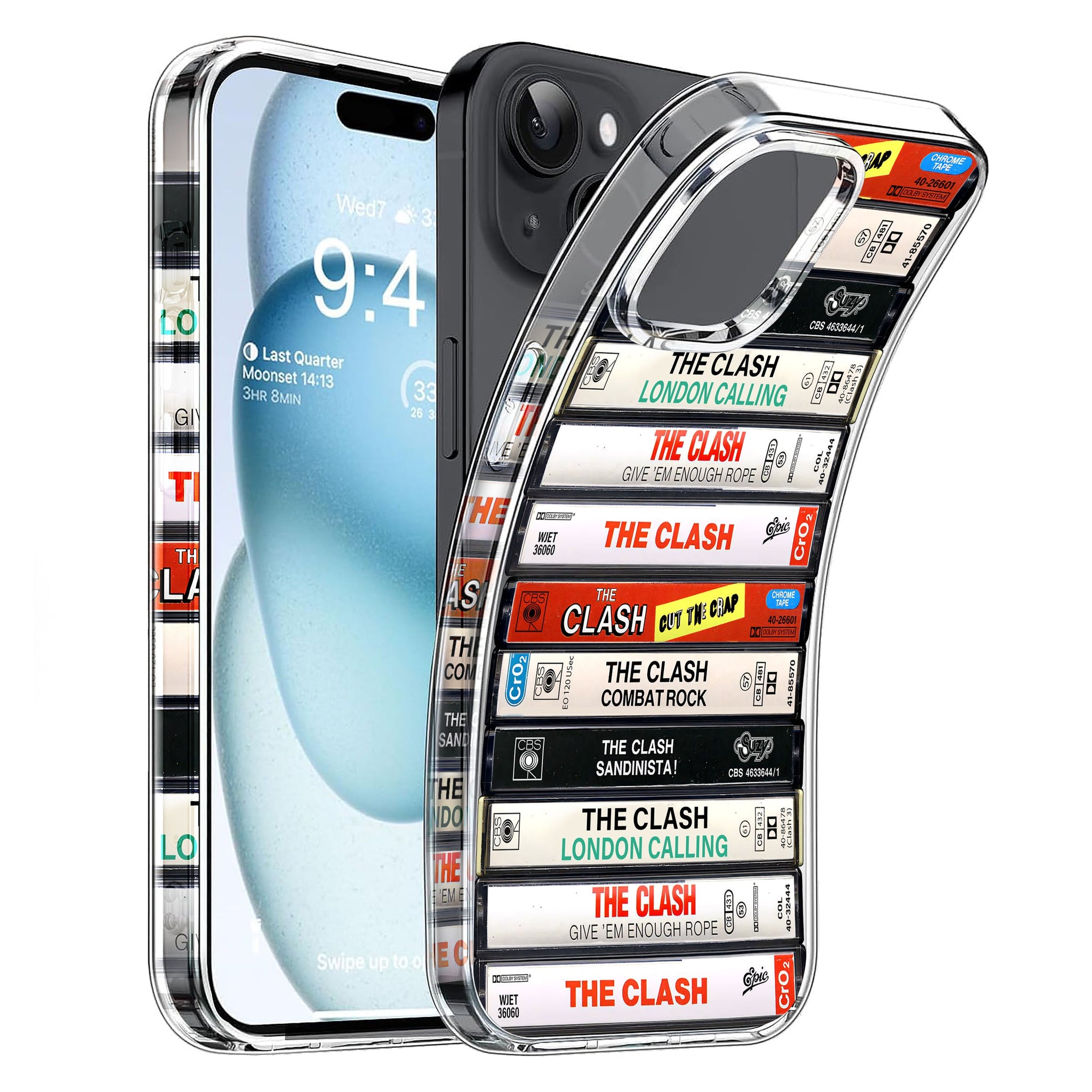 The Clash Albums Cassette Collection Retro Phone Case