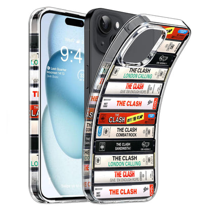 The Clash Albums Cassette Collection Retro Phone Case