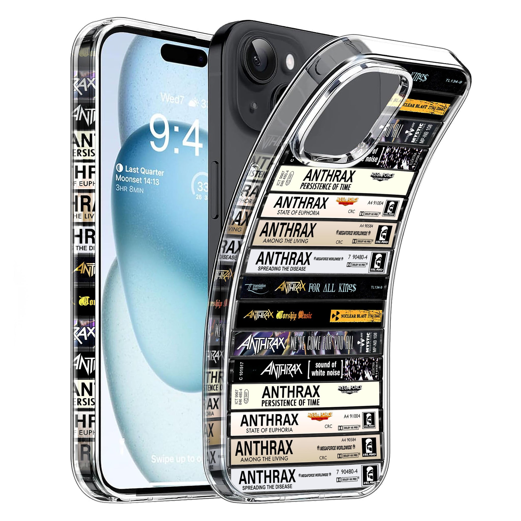 Anthrax Albums Cassette Collection Retro Phone Case