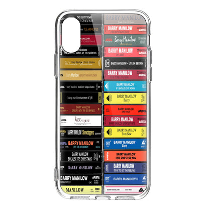 Barry Manilow Albums Cassette Collection Retro Phone Case