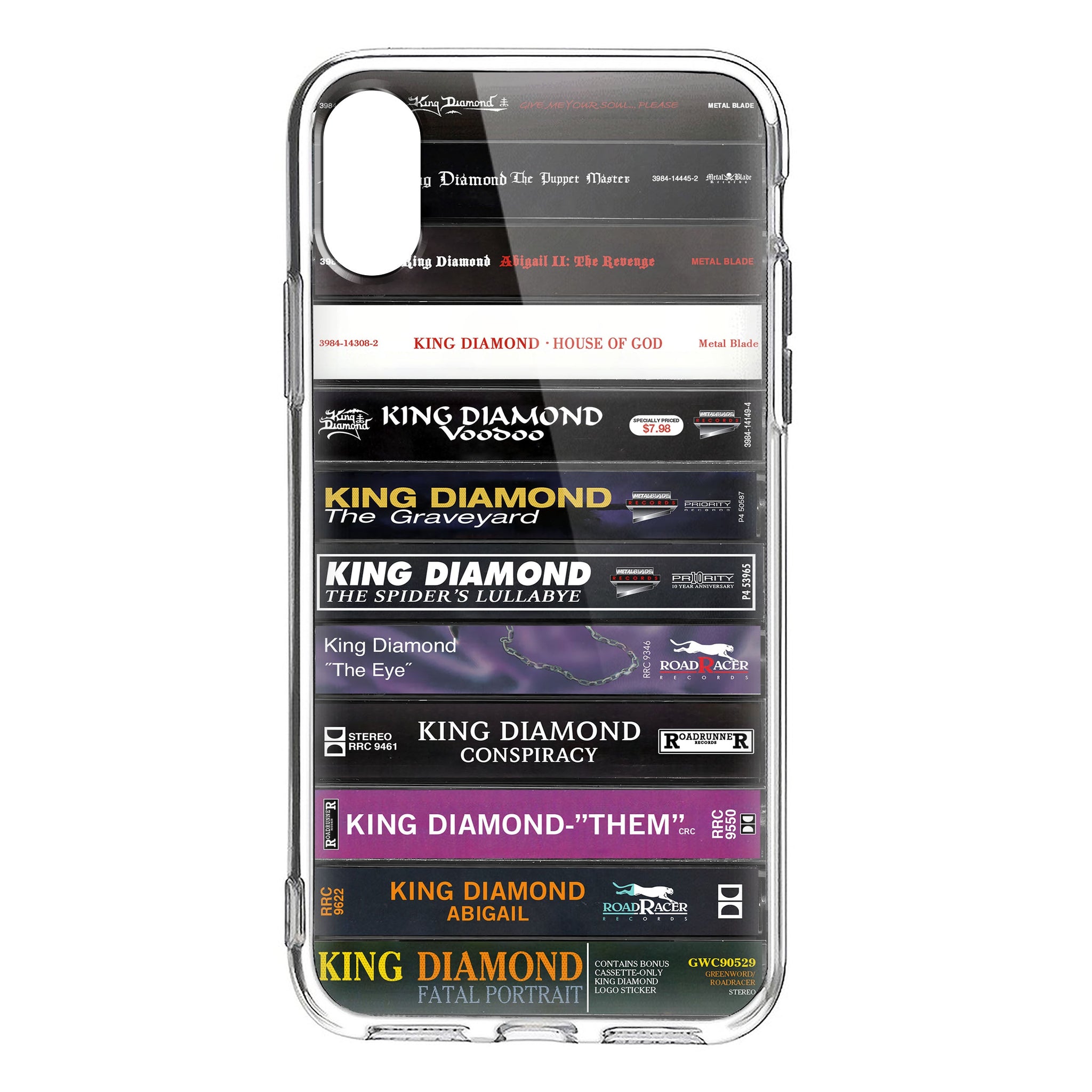 King Diamond Albums Cassette Collection Retro Phone Case