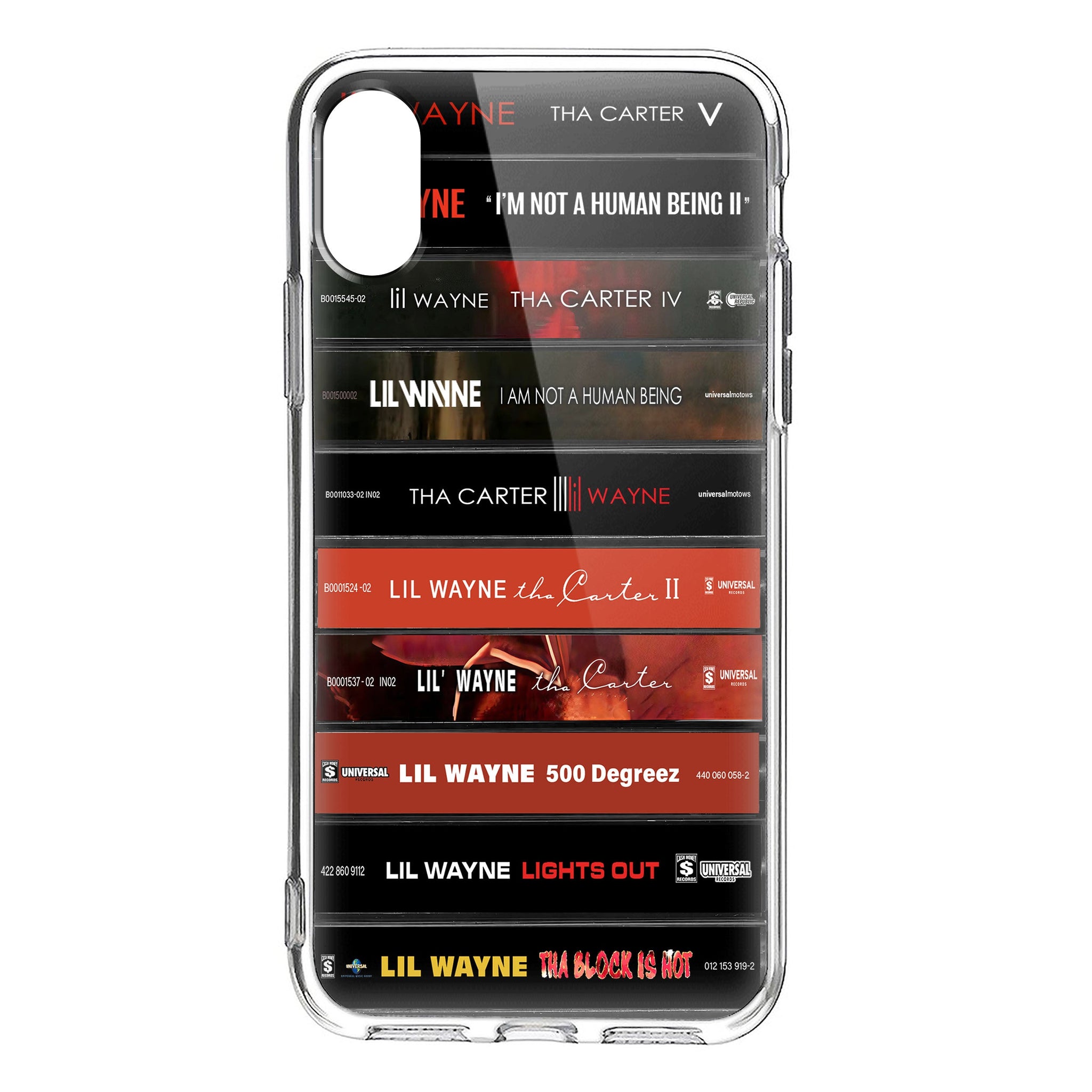 Lil Wayne Albums Cassette Collection Retro Phone Case