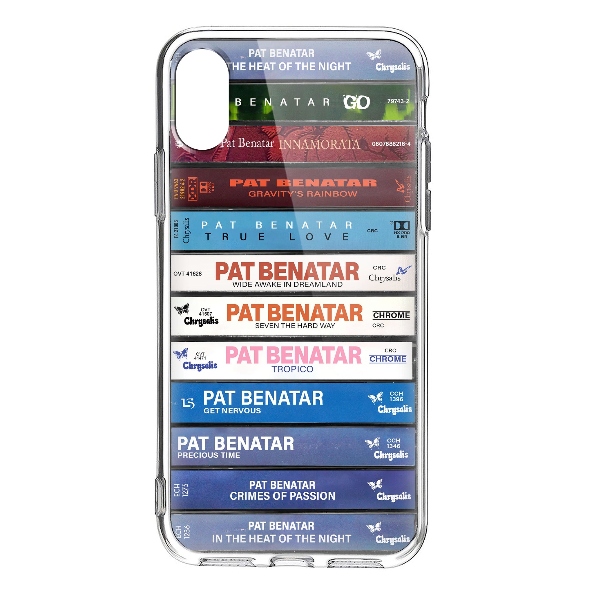 Pat Benatar Albums Cassette Collection Retro Phone Case