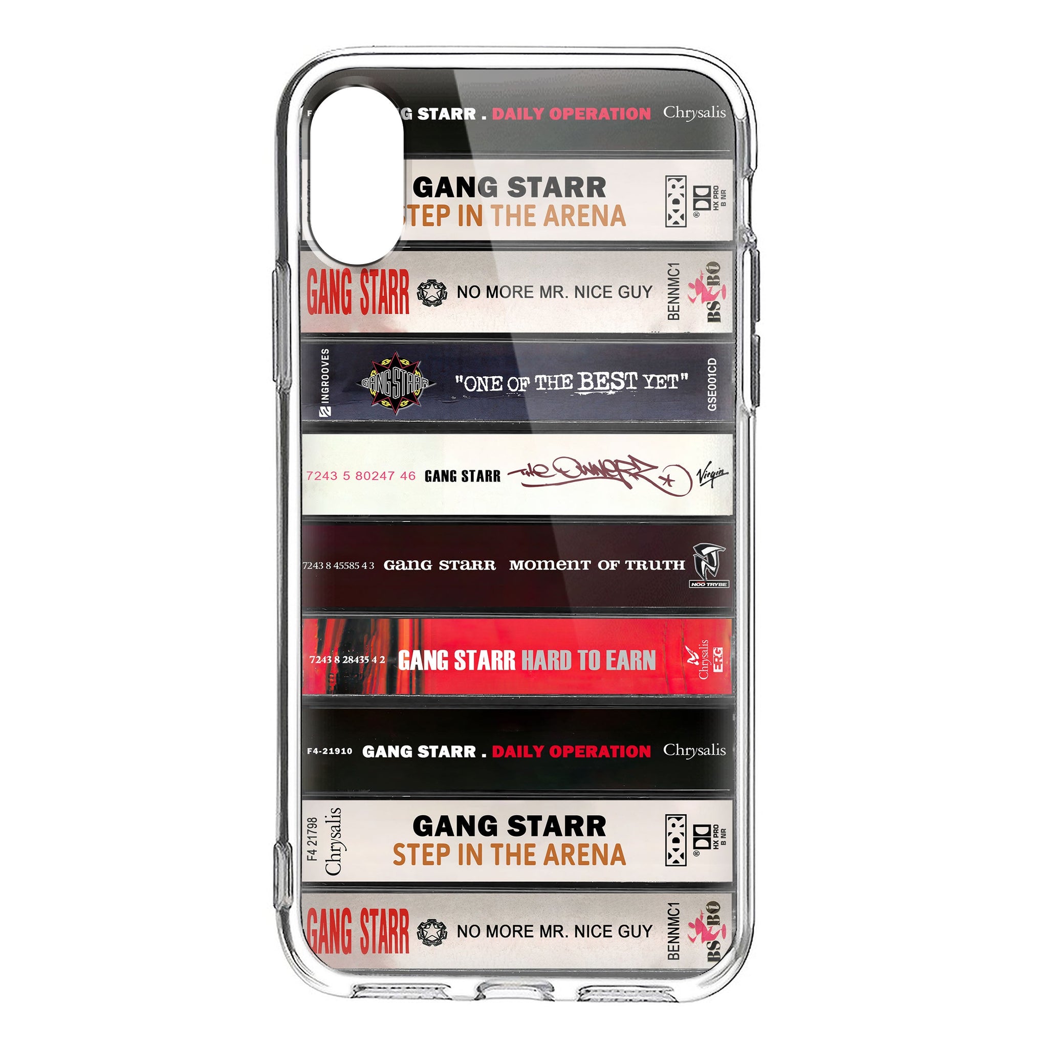 Gang Starr Albums Cassette Collection Retro Phone Case