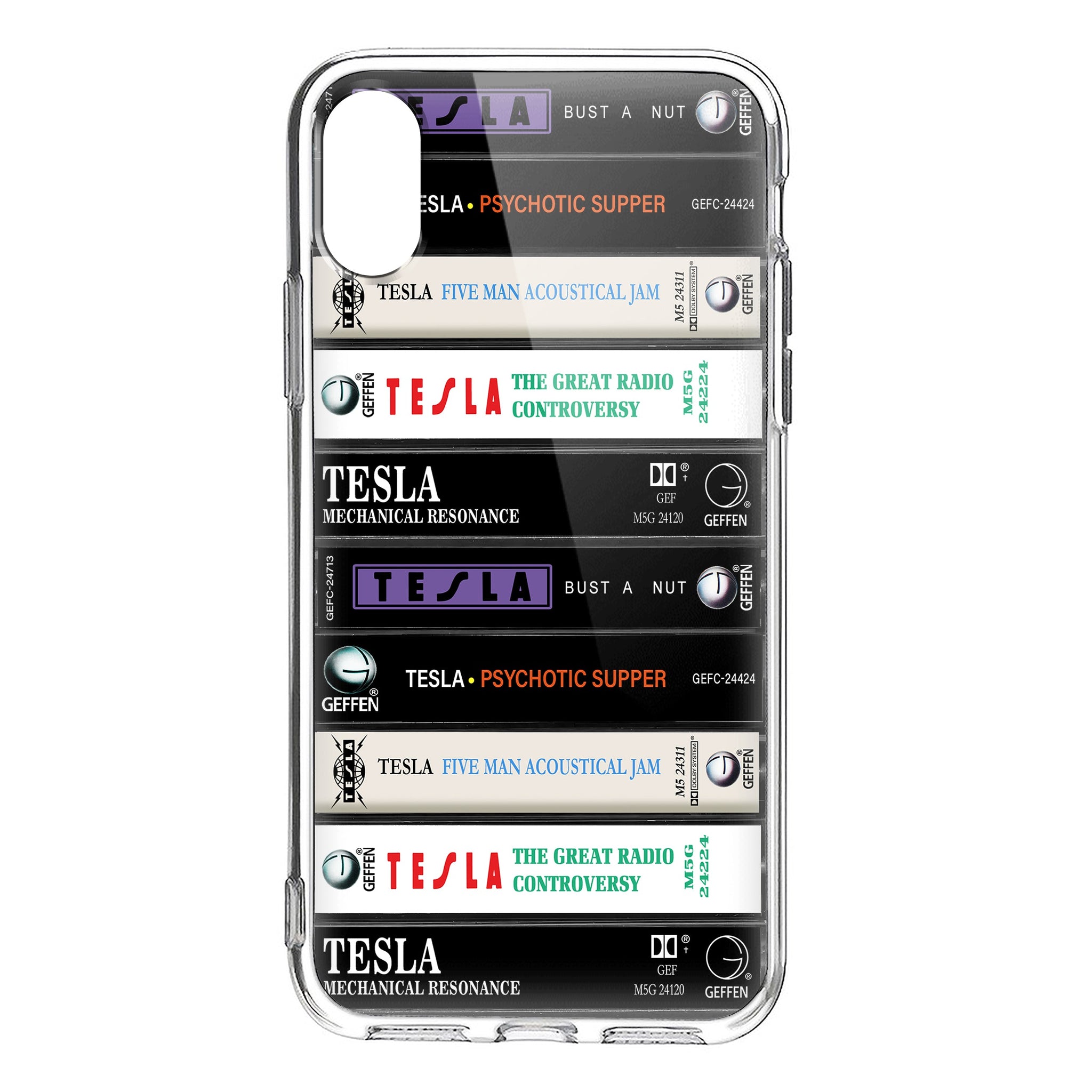 Tesla Albums Cassette Collection Retro Phone Case