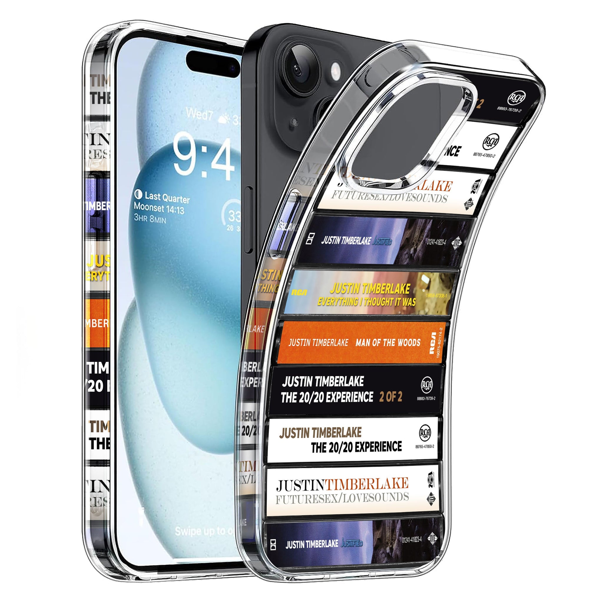 Justin Timberlake Albums Cassette Collection Retro Phone Case