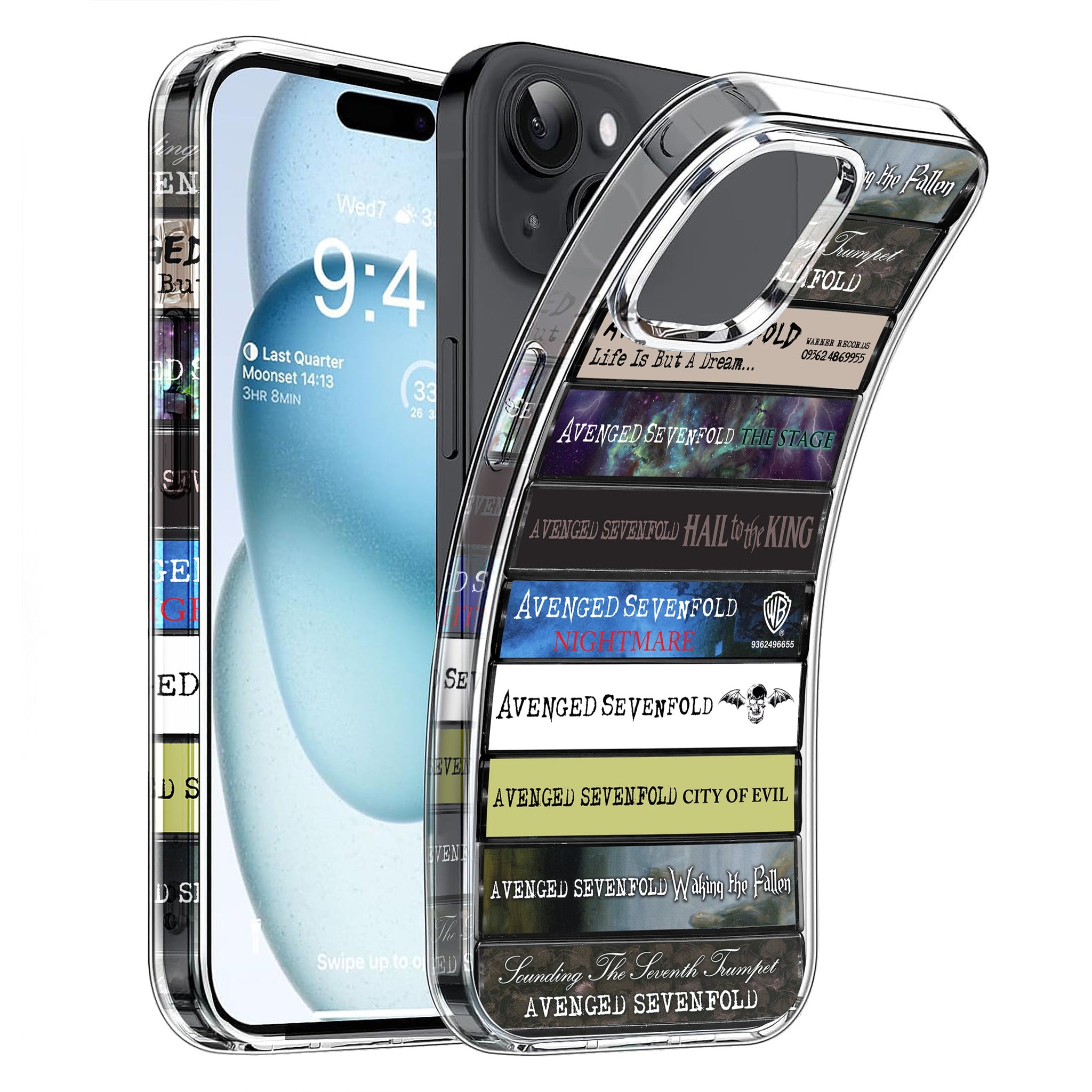 Avenged Sevenfold Albums Cassette Collection Retro Phone Case