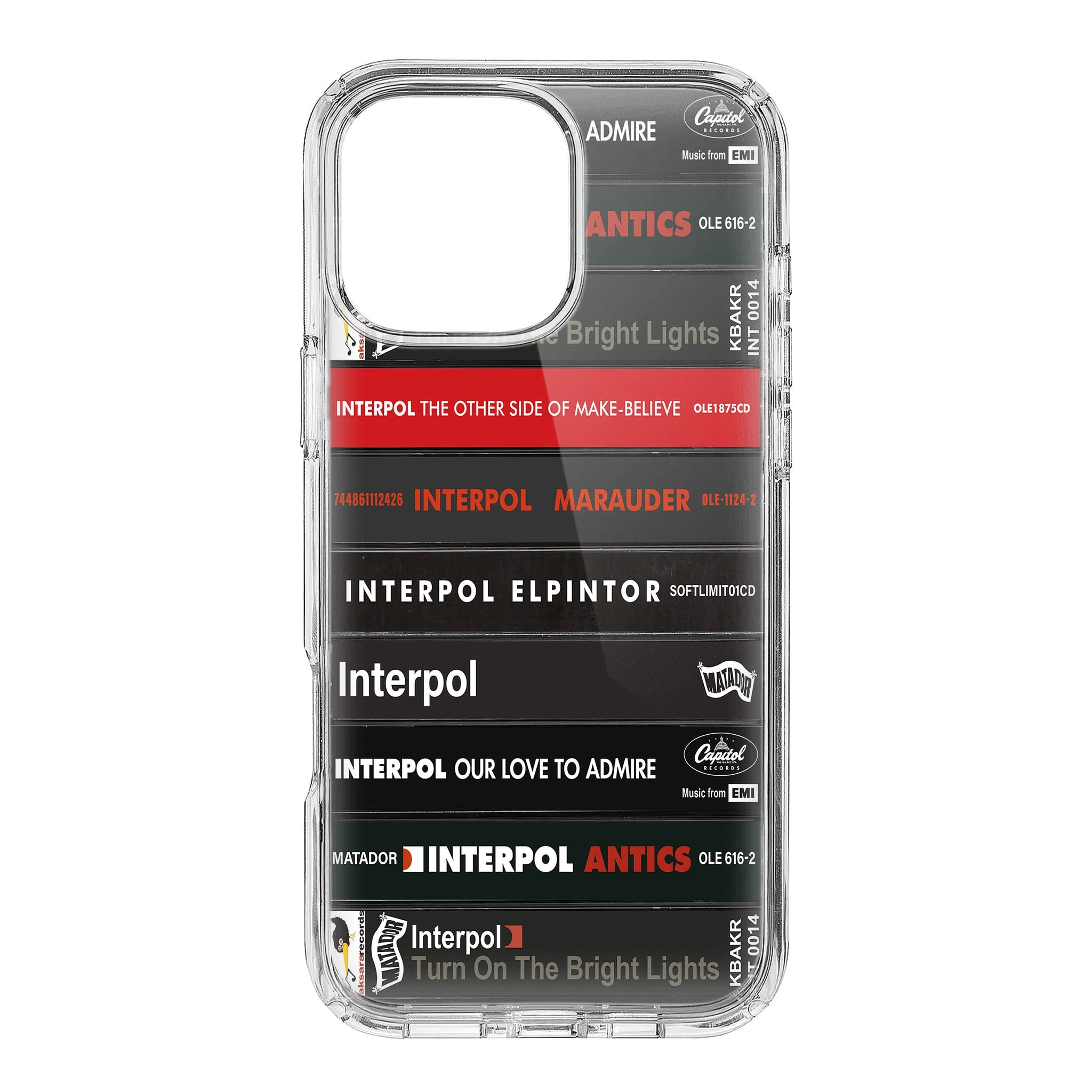 Interpol Albums Cassette Collection Retro Phone Case
