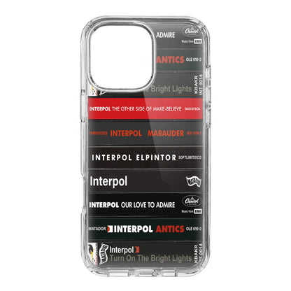 Interpol Albums Cassette Collection Retro Phone Case