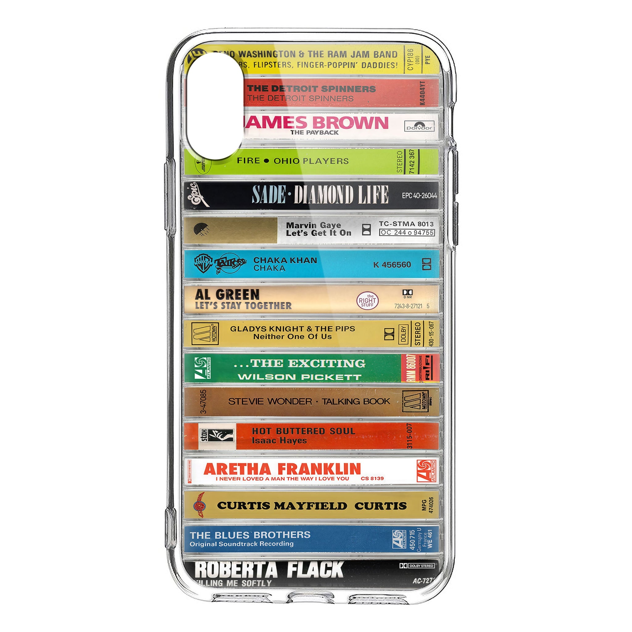 Retro Soul Albums Cassette Collection Retro Phone Case