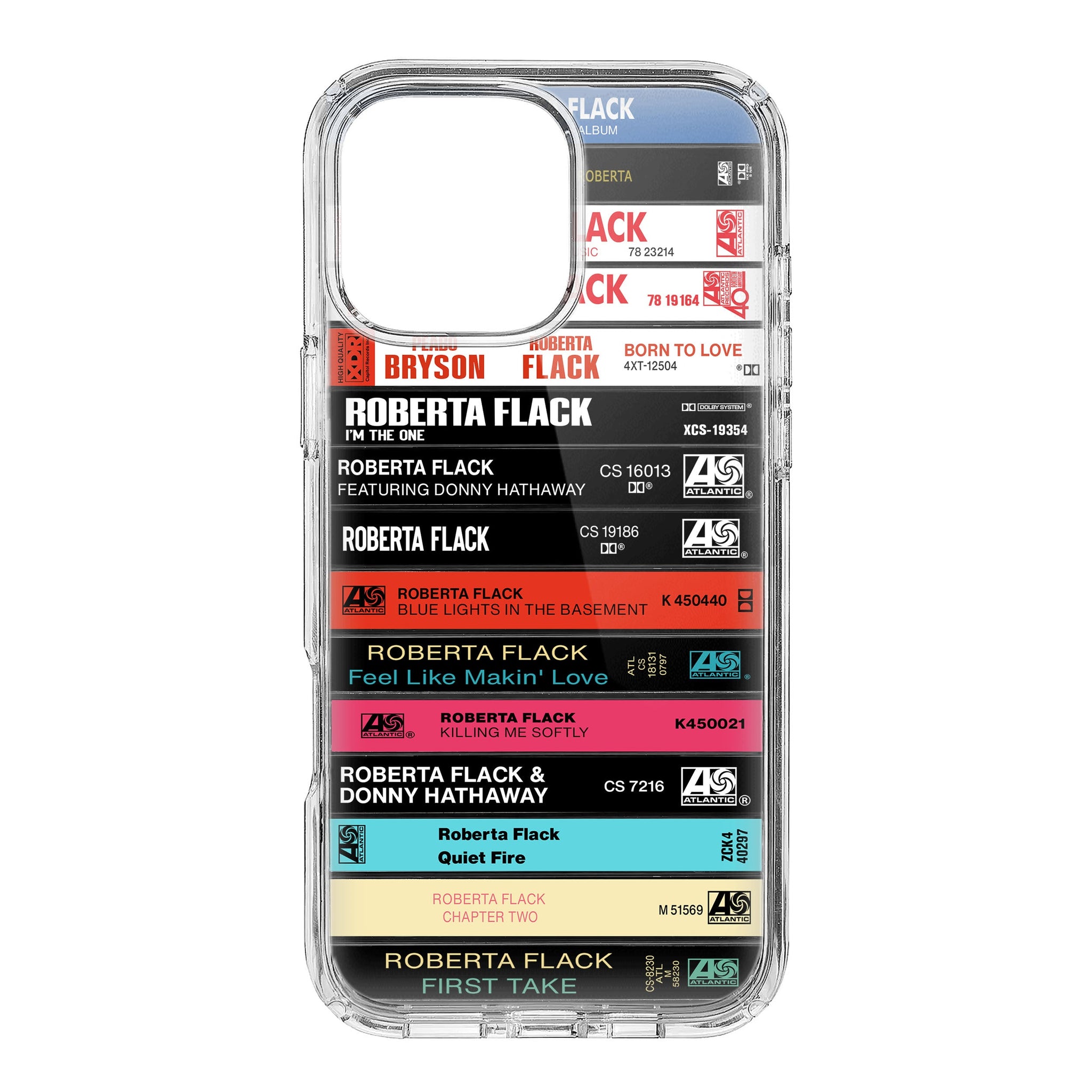 Roberta Flack Albums Cassette Collection Retro Phone Case