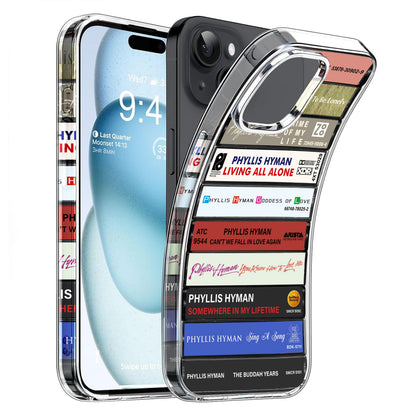 Phyllis Hyman Albums Cassette Collection Retro Phone Case
