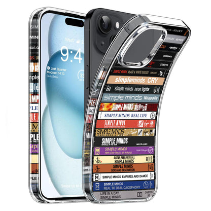 Simple Minds Albums Cassette Collection Retro Phone Case